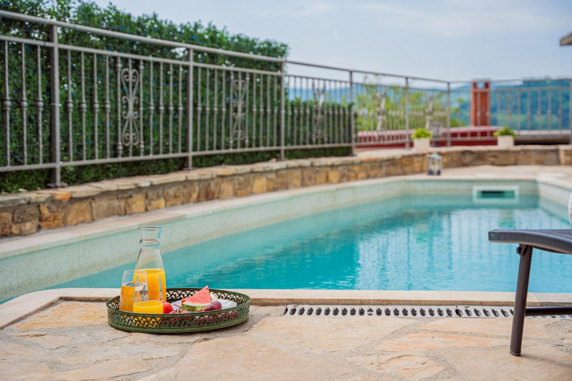 Holiday Home Belveder Motovun With Heated Pool Livade Exterior foto